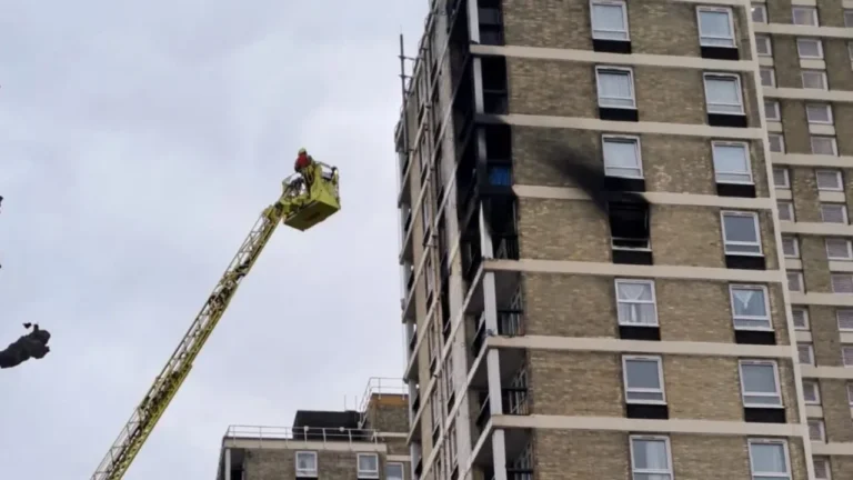 Londyński wieżowiec w płomieniach. Dramatyczna akcja ratunkowa